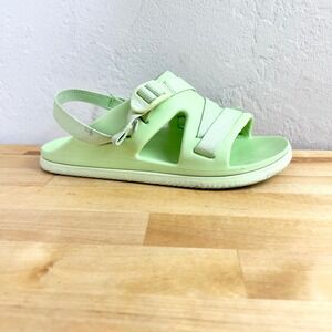 Chaco Kids Sandal Junior Size 4 Light Green Adjustable Strap Sport Outdoor Water